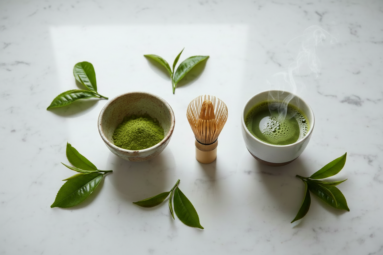 Matcha oder grüner Tee: Was passt zu deinem Tag?