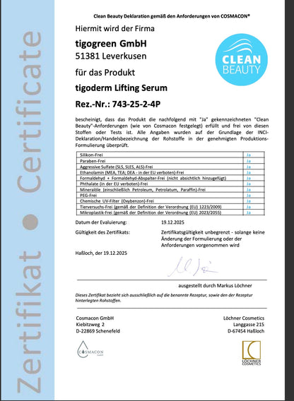 Lifting Serum - Dein Ritual für strahlende Haut | tigoderm