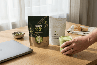 Green Vitality Duo – Matcha Kollagen Pulver & EGCG Kapseln Set | tigogreen