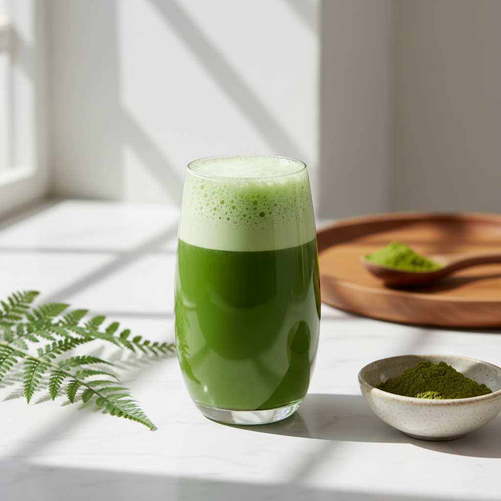 Premium Matcha Drink Lifestyle